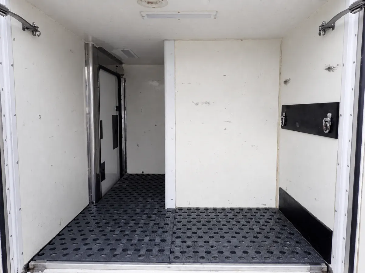 Insulated cargo interior of 2019 Daihatsu Hijet S500P refrigerated truck