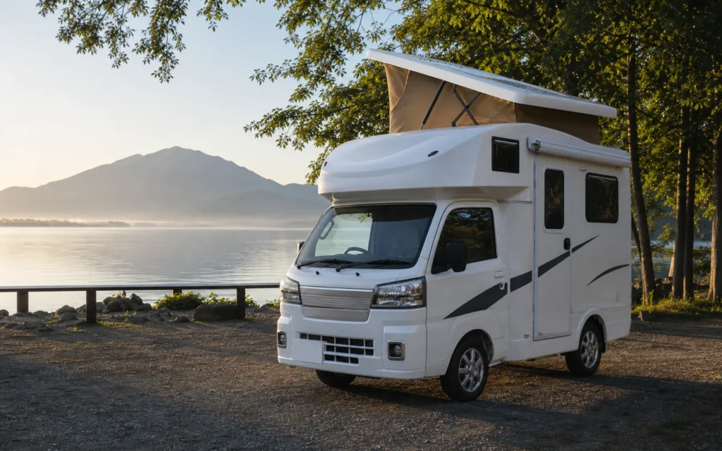 Japanese kei camper van conversion