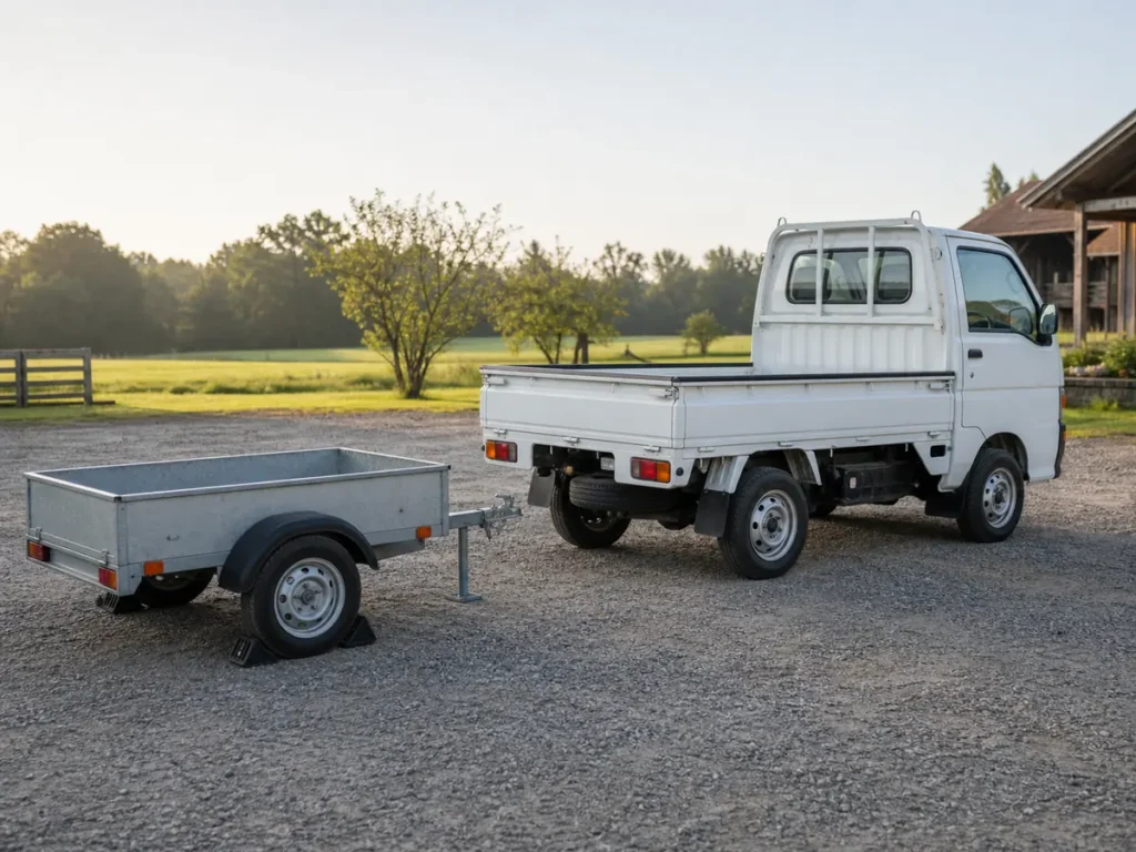 Kei truck with a trailer — towing capacity guide