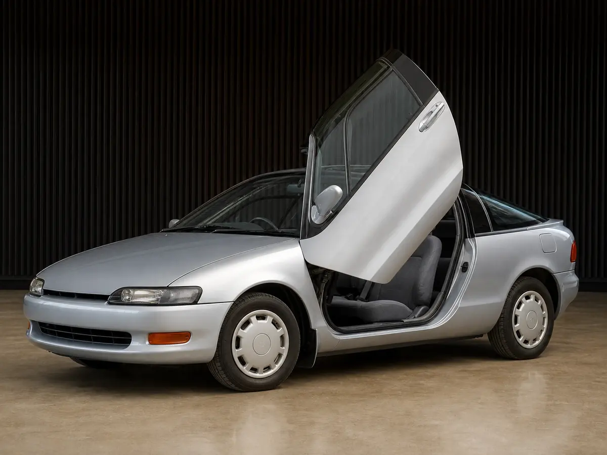 Toyota Sera EXY10 with a butterfly door raised