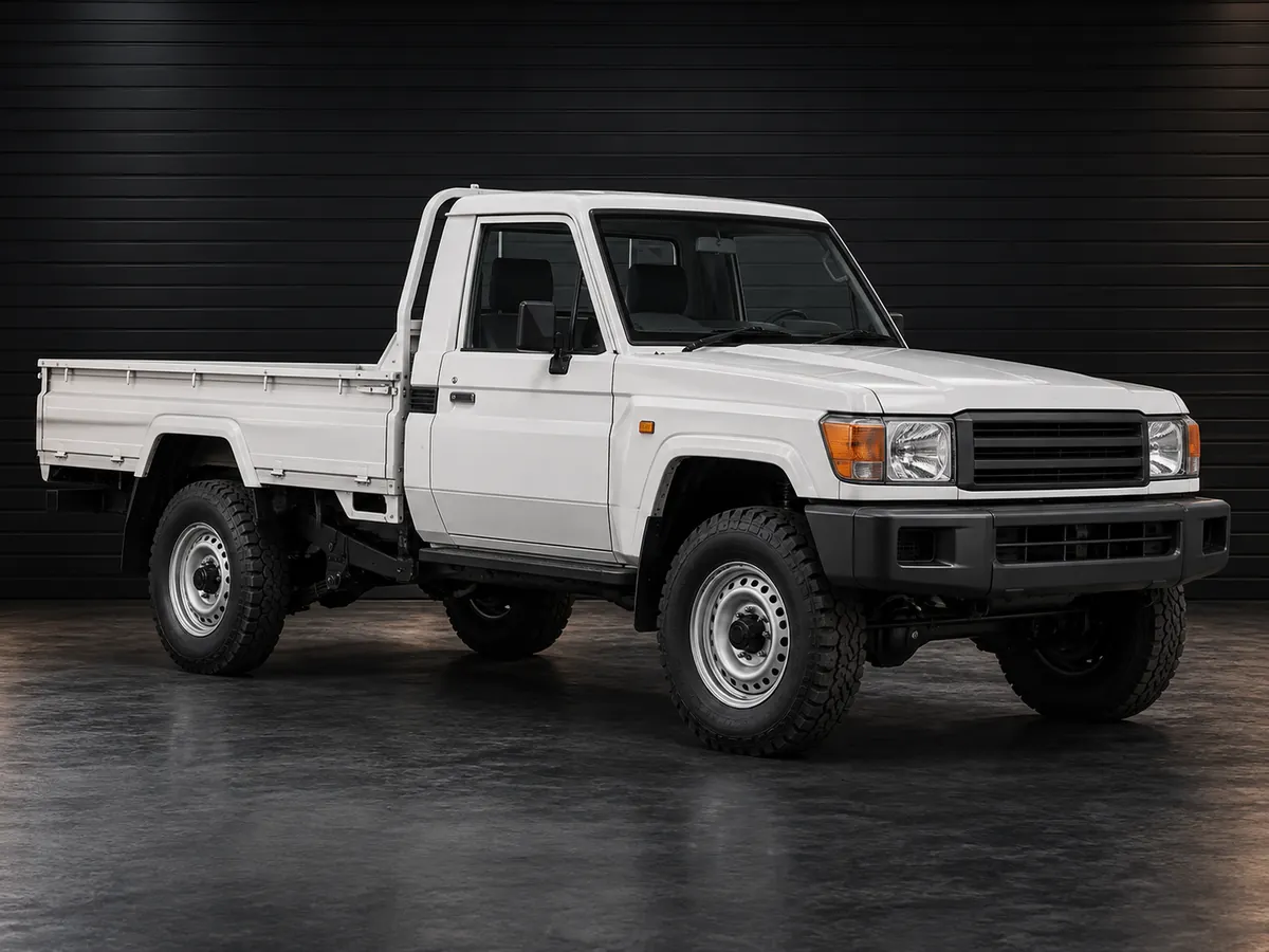 Long-wheelbase heavy-duty single-cab 70-family pickup body