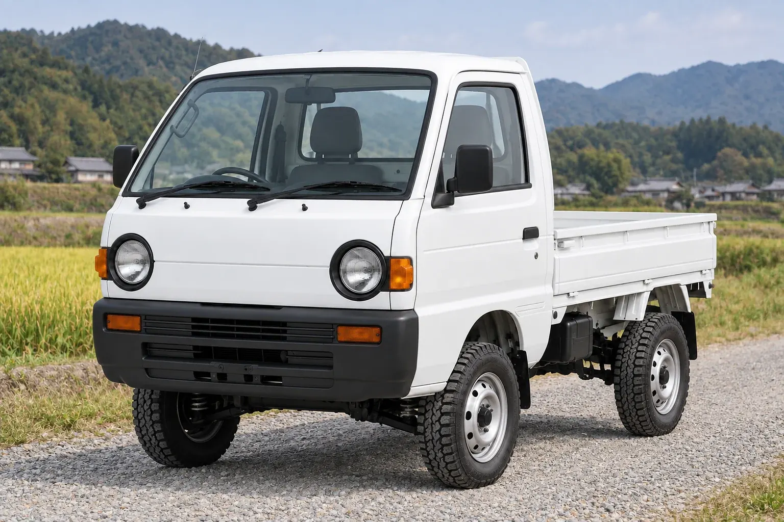 Lifted kei trucks Japanese kei pickup with documented lift and tire fitment buyer guide exterior